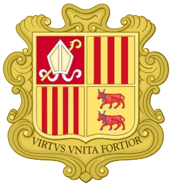 Coat of arms of Andorra