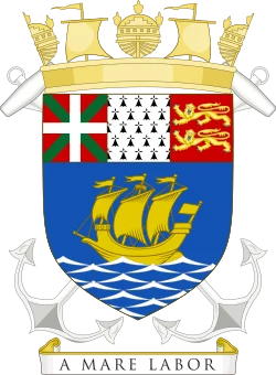 Coat of arms of Saint Pierre and Miquelon